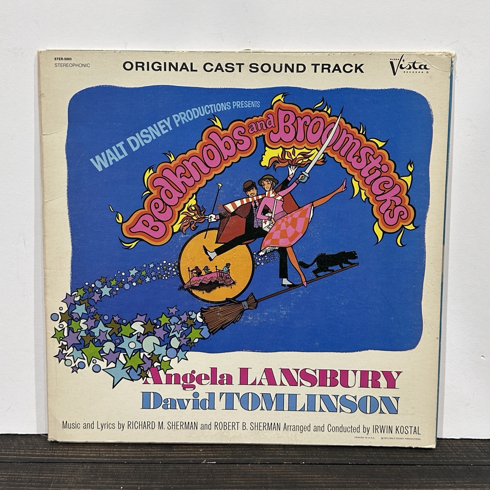 Walt Disney Bedknobs and Broomsticks Original Cast LP Buena Vista 1971 STER-5003