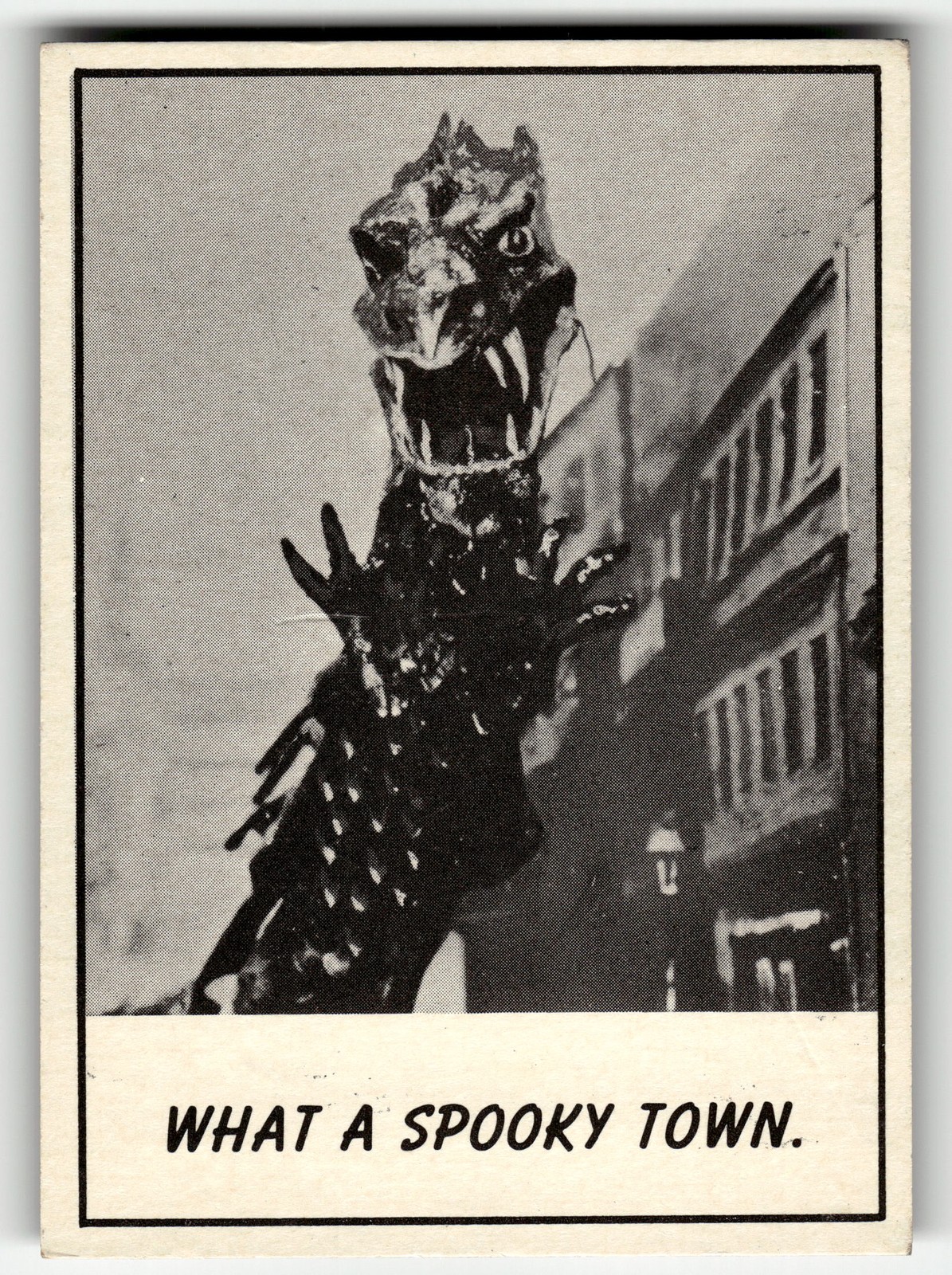 1966 Topps Monster Laffs What a Spooky Town. #6 HIGHER GRADE