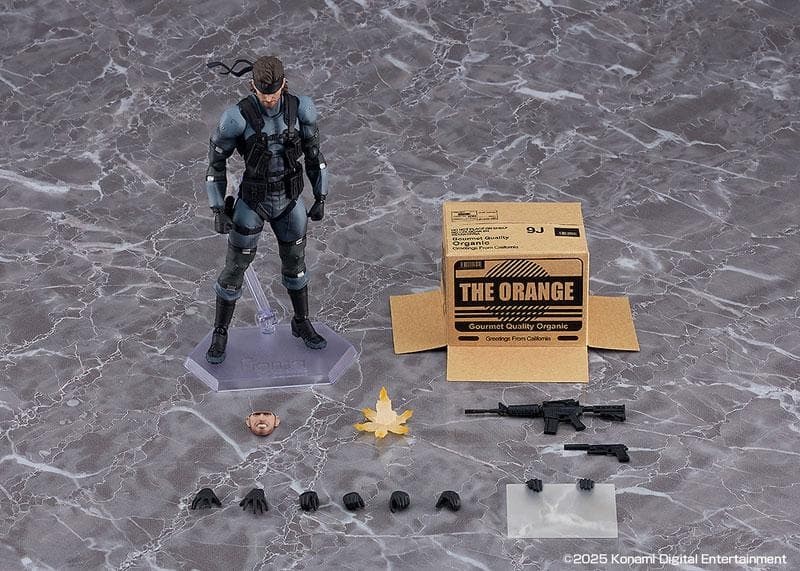 figma Solid Snake MGS2 ver. Modellino pistola bonus Good Smile Company incluso