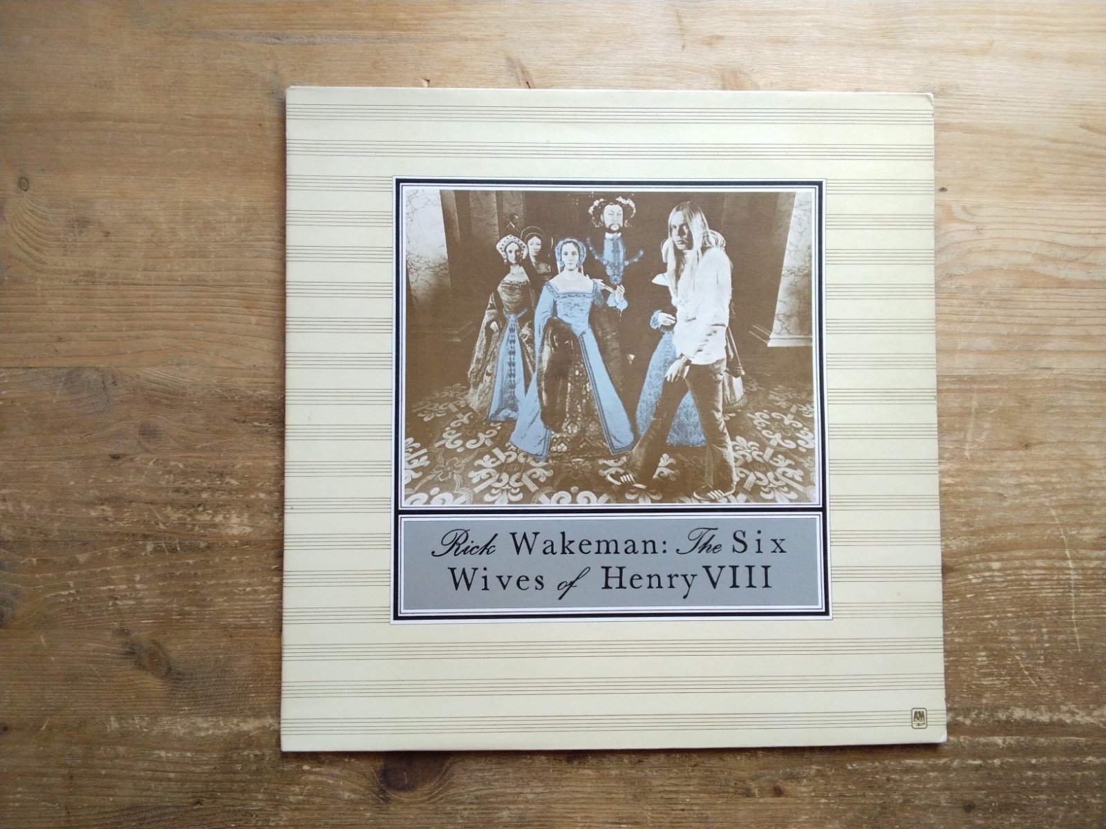 Rick Wakeman Six Wives of Henry VIII VG+ Vinyl LP Record Album AMLH64361 (K2)