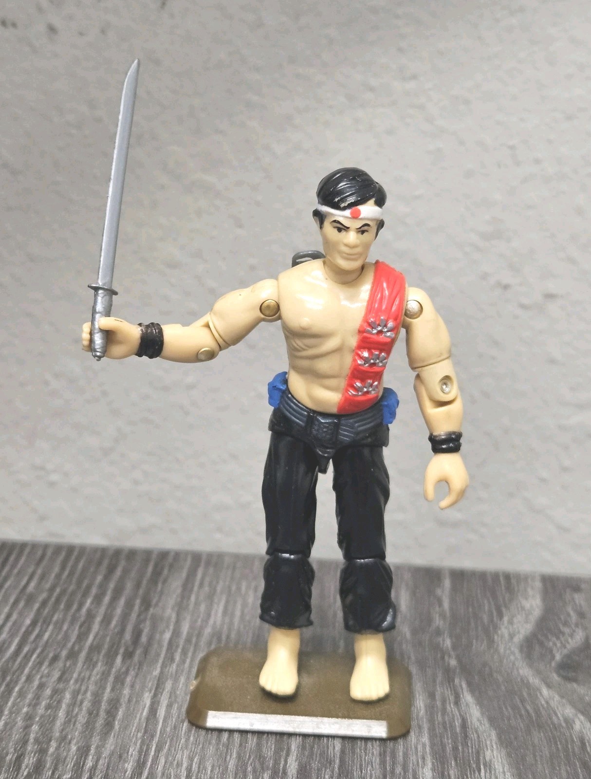 G.I. vintage Joe Quick Kick Action Figure V1 con spada e zaino ottima forma