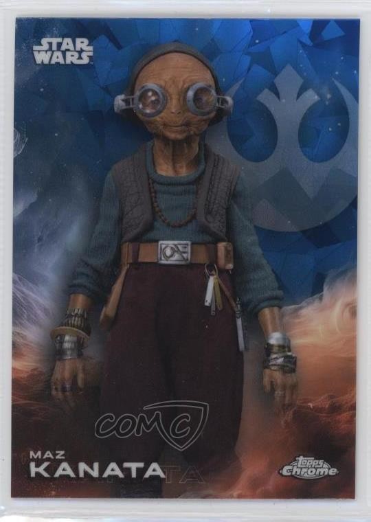 2025 Topps Chrome Star Wars Zaffiro Maz Kanata #90 2xw