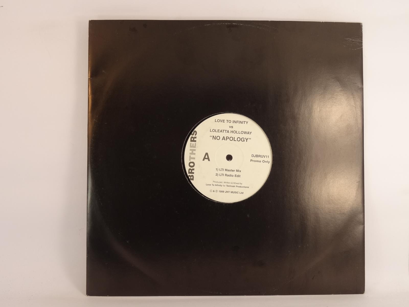 LOVE TO INFINITY vs LOLEATTA HOLLOWAY NO APOLOGY (1) (A) 12" BROTHERS