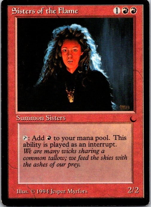 Lot of 5 MTG Magic the Gathering Sisters of the Flame The Dark See Scans