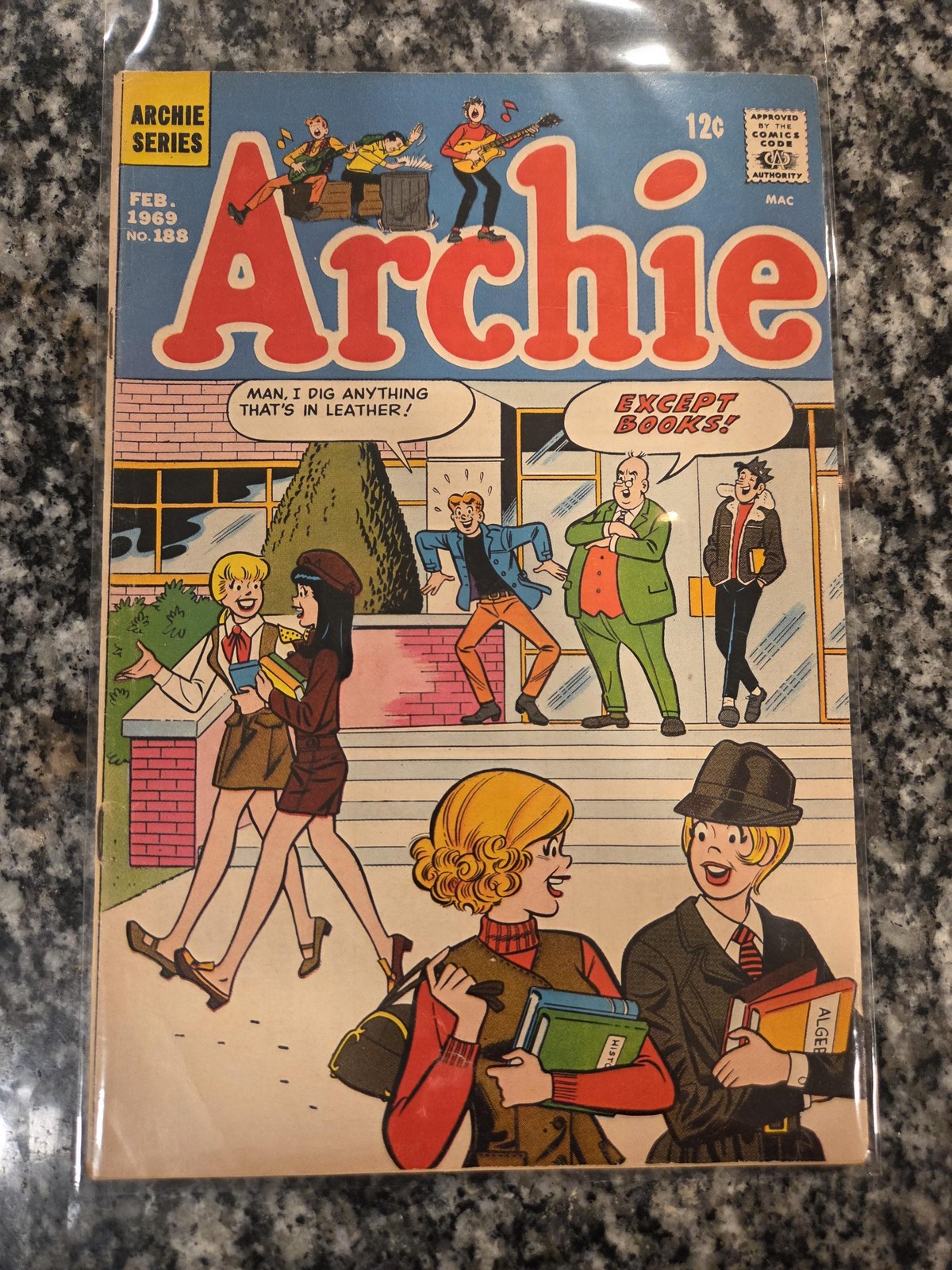 Fumetto Archie Comics Archie #188 vintage 1969 numero unico a colori
