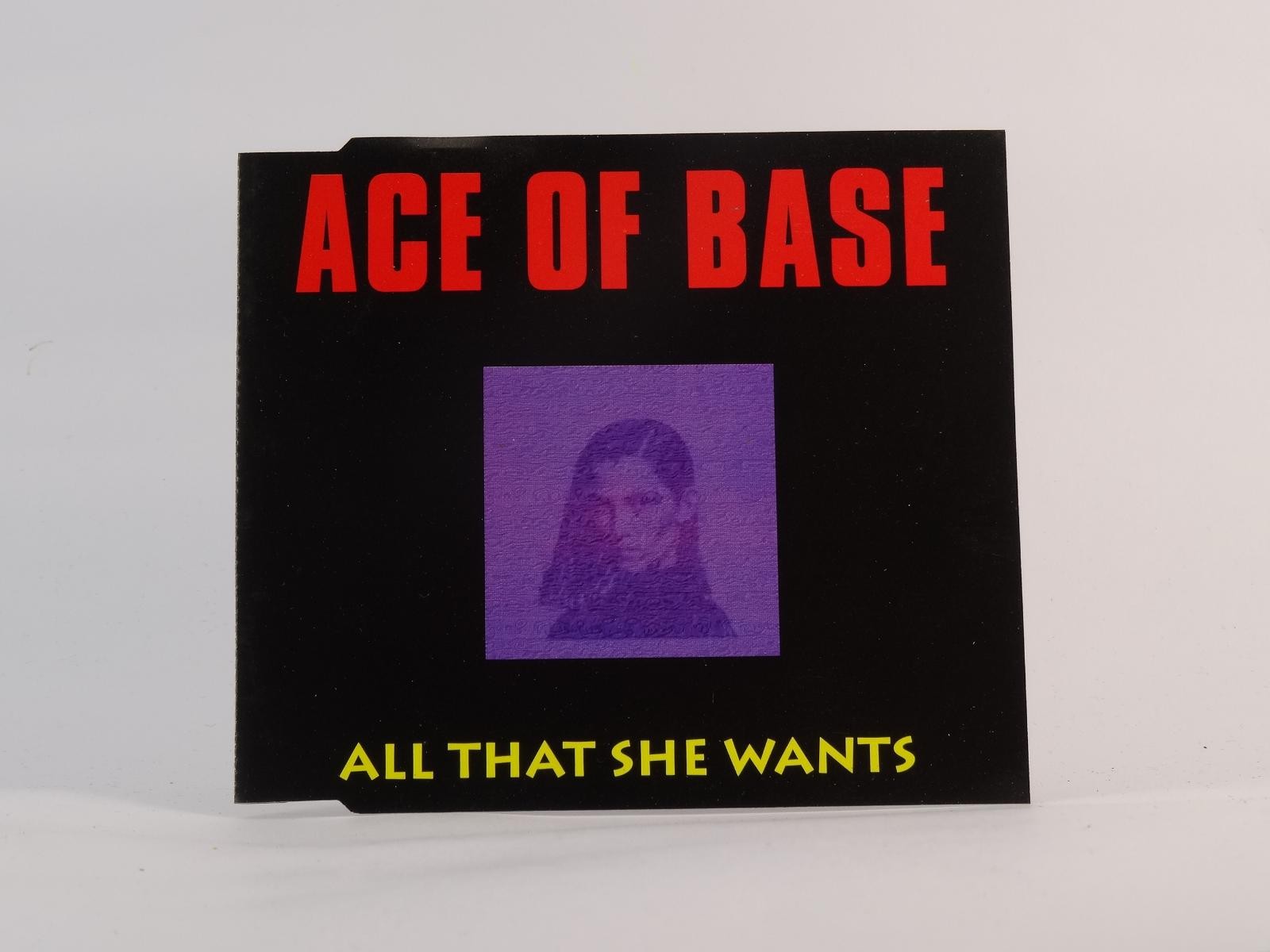 ACE OF BASE ALL THAT SHE WANTS (G51) 4 Track CD Single plus Picture Sleeve LONDO