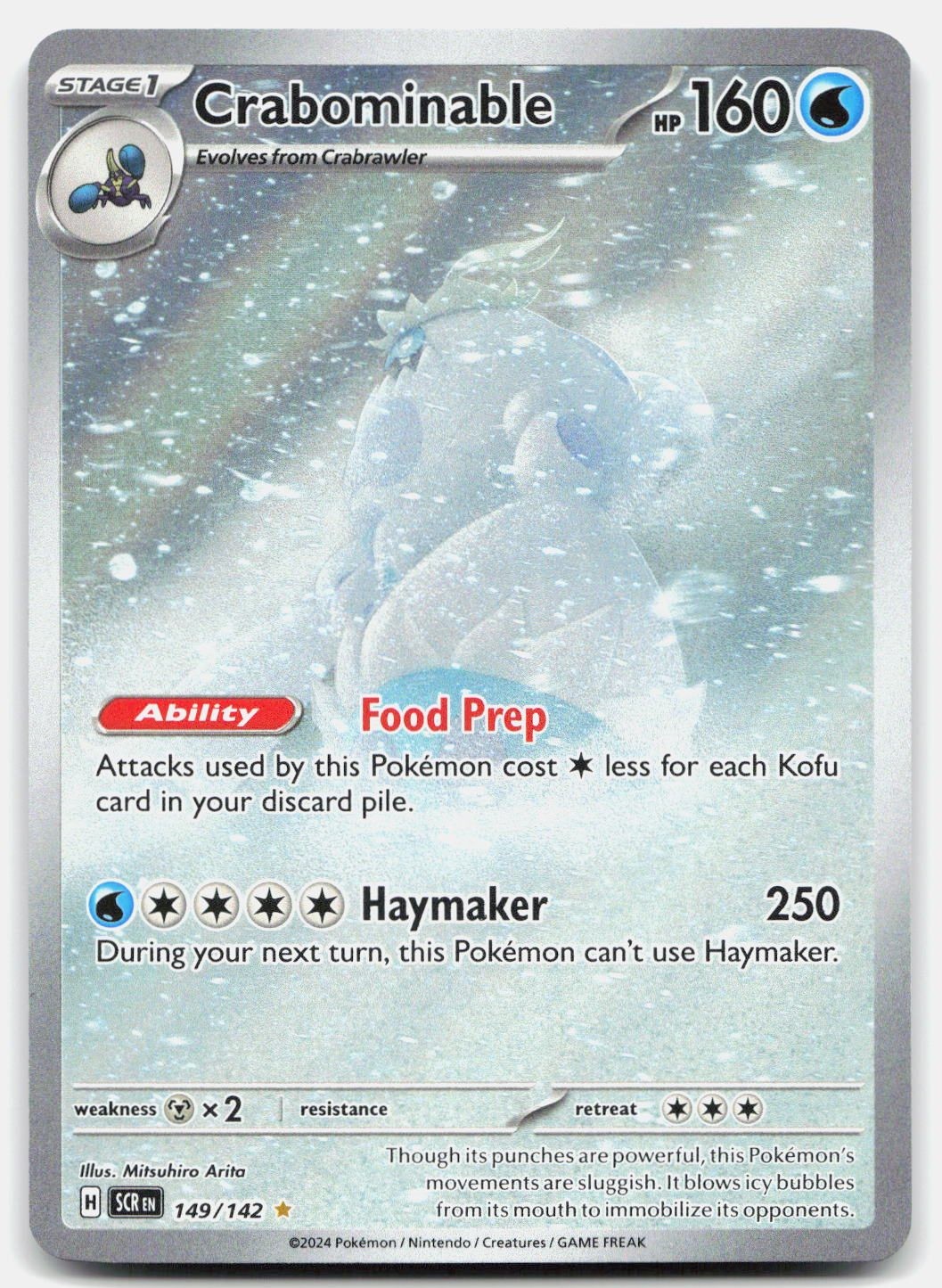 Crabominable Holofoil [SCR - 149/142]NM