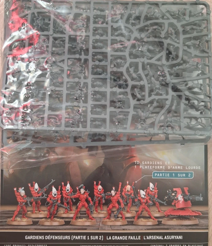 Warhammer 40,000 Gardiens défenseurs 10 Gardiens + 1 plateforme d'arme lourde  Neuf sous blister