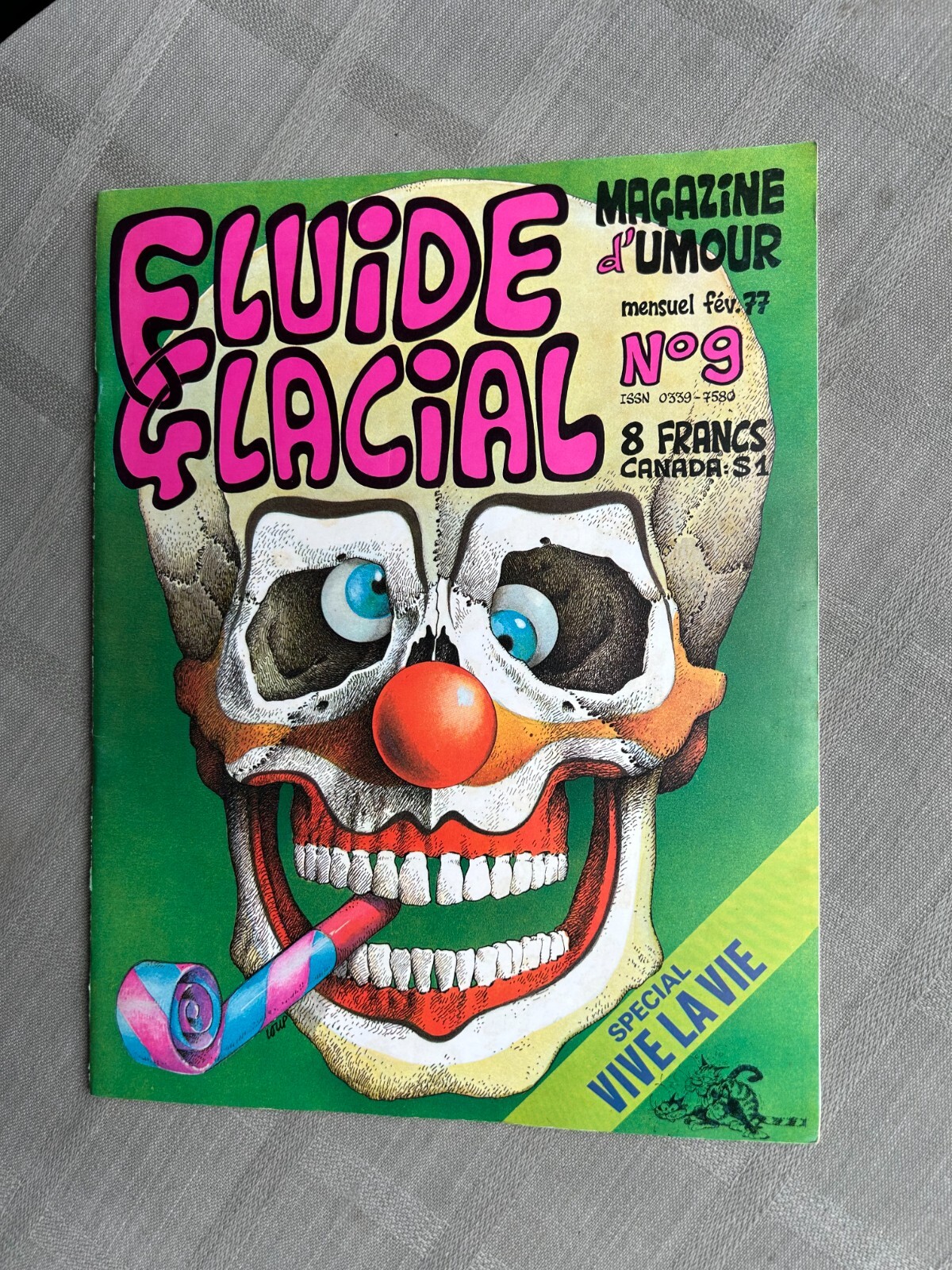 FLUIDE GLACIAL N°9 FÉVRIER 1977 EN TRÈS BON ÉTAT