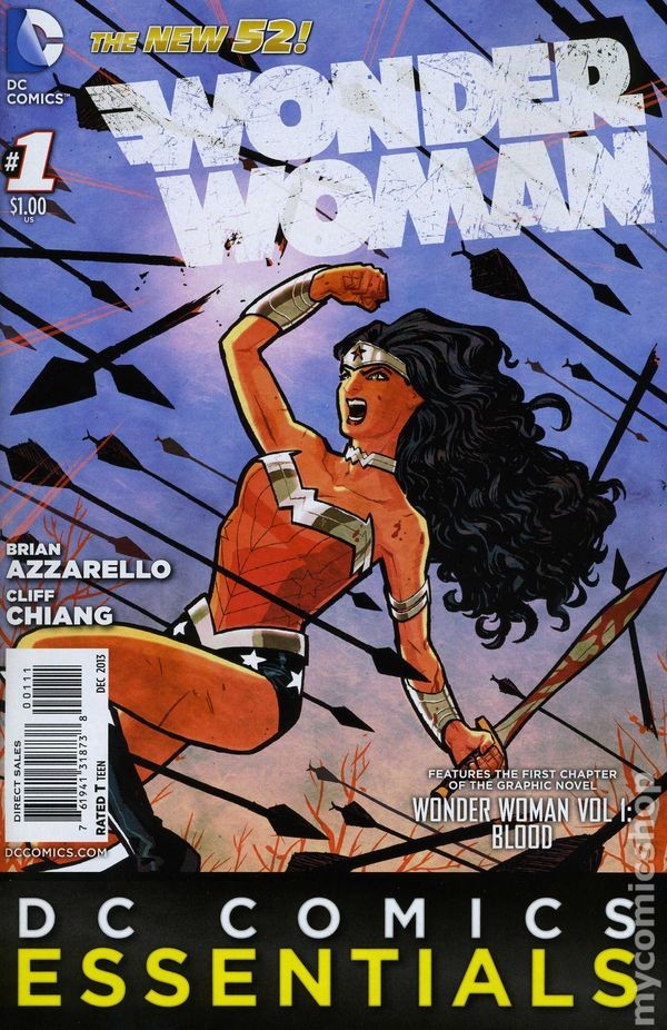 DC Comics Essentials Wonder Woman #1 VF 2013 Stock Image