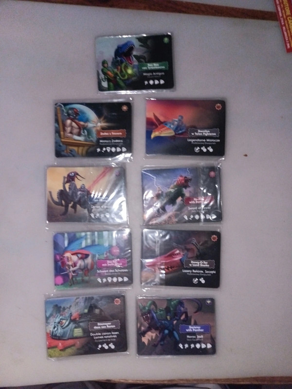 Masters of the universe battleground - cards