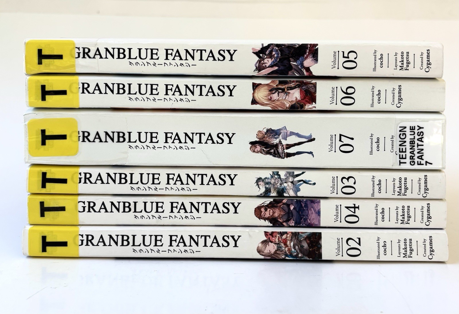 Granblue Fantasy Volumes 2-7 manga inglese