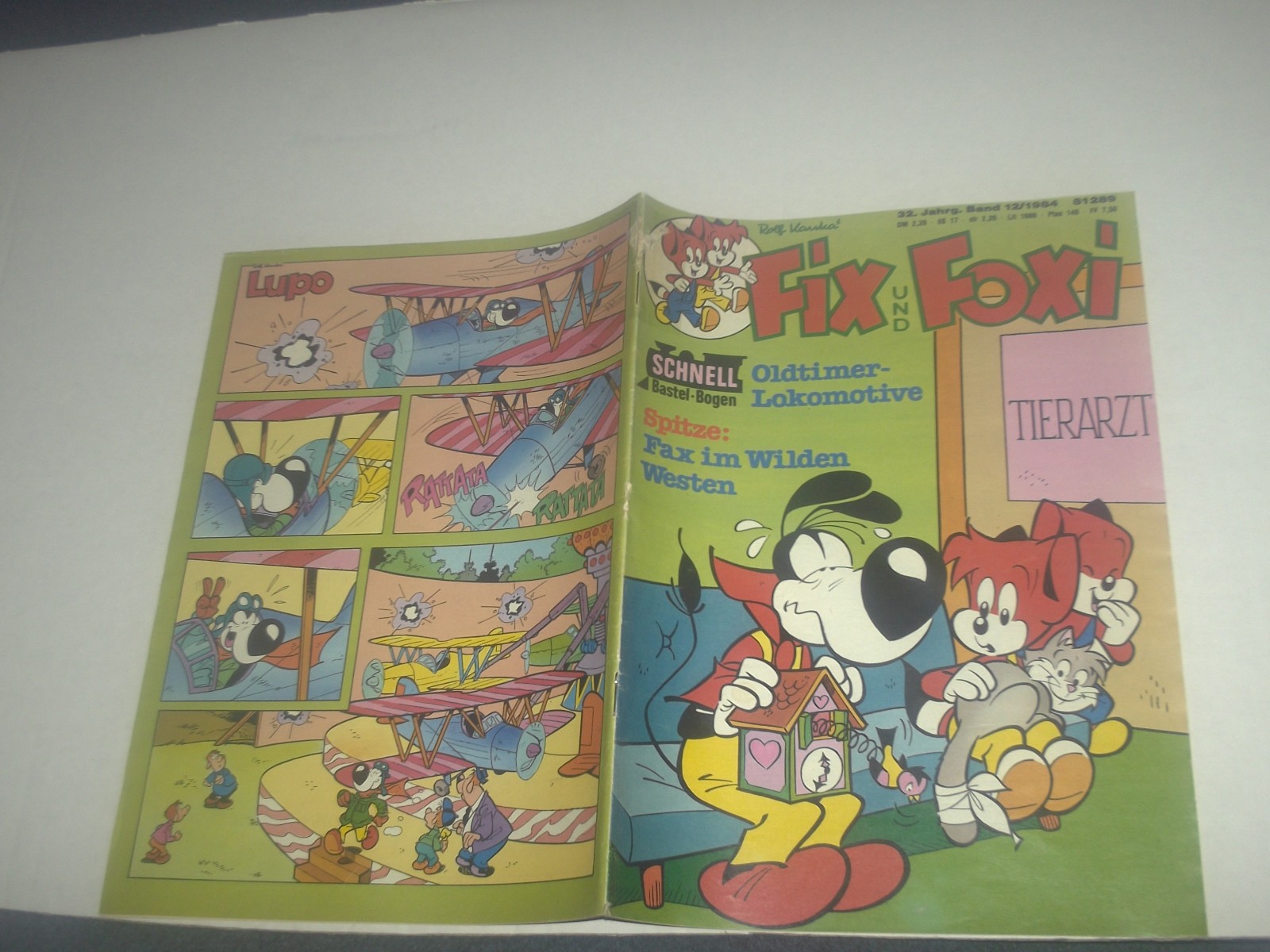 FIX E FOXI FUMETTO QUADERNO 32° ANNO VOLUME N.12/1984