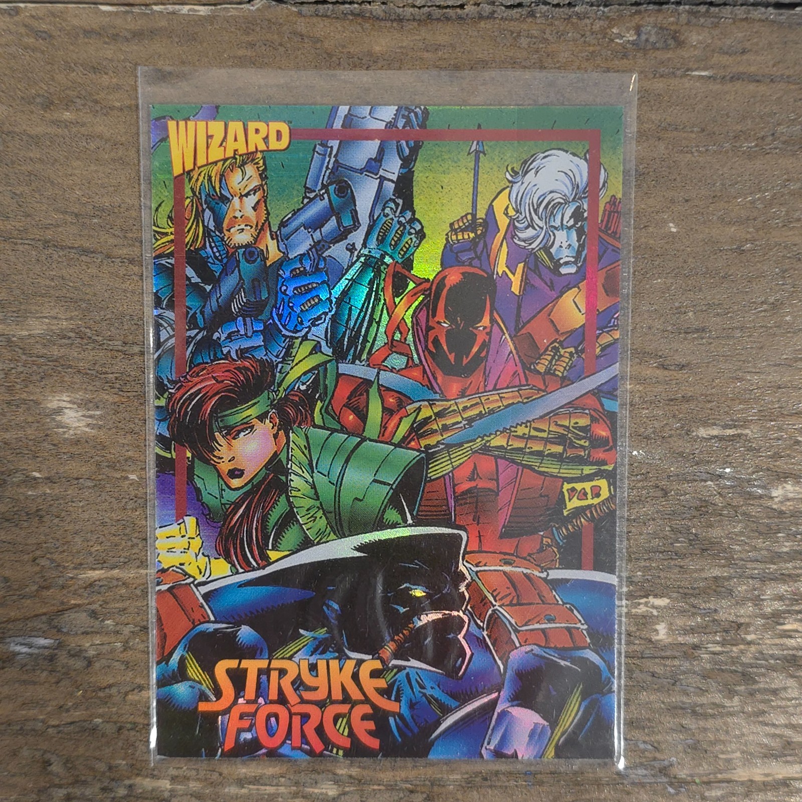 #9 Marc Silvestri's Stryke Force 1992 Wizard Image Promo Comics Foil Card