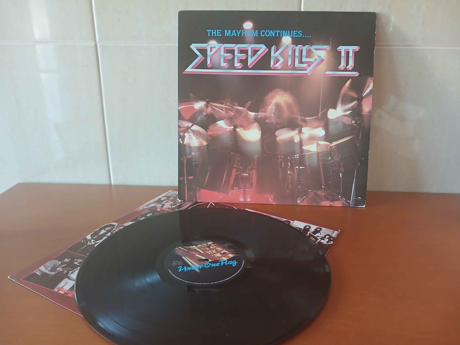 Speed Kills II - The Mayhem Continues FLAG 2 Thrash Metal 1986 Vinyl Sodom Razor