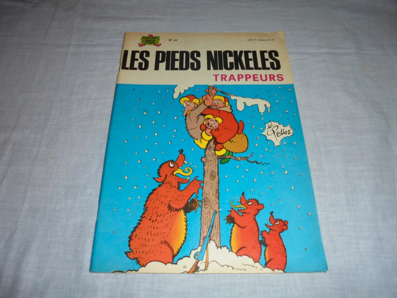 BD Les pieds Nickelés 41 : Les Pieds Nickelés trappeurs Editions SPE 1974