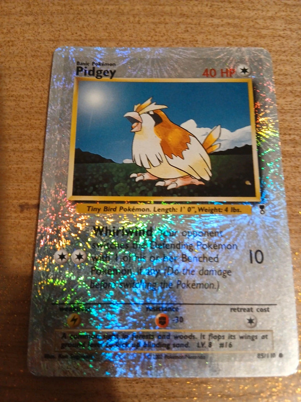 Pidgey legendary collection reverse