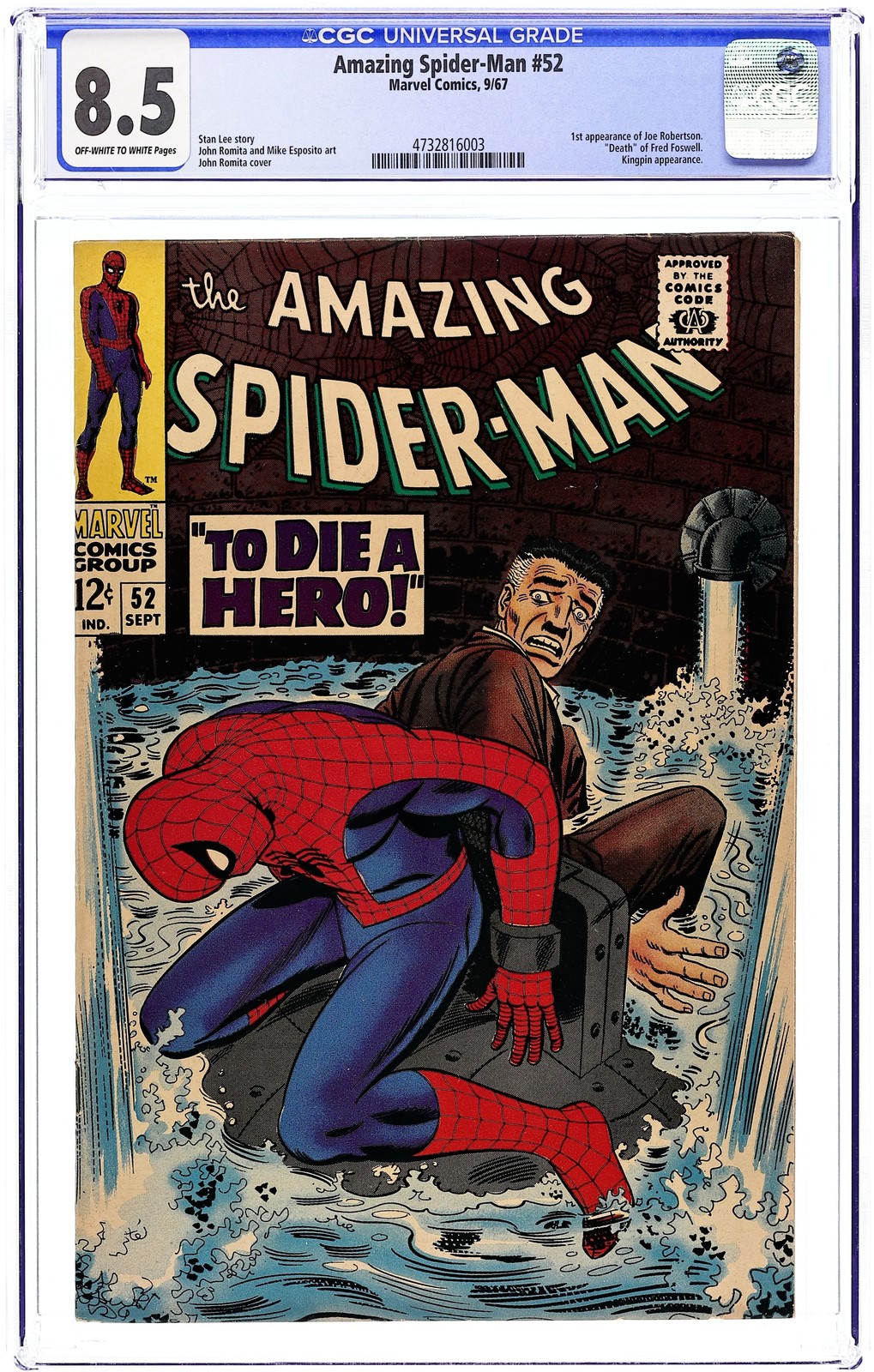 Amazing Spider-Man #52 CGC 8.5 1967 4732816003