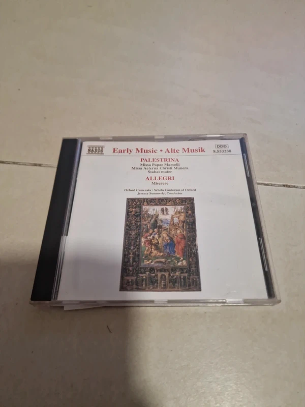 Cd de Palestrina "Missa Papae Marcelli"