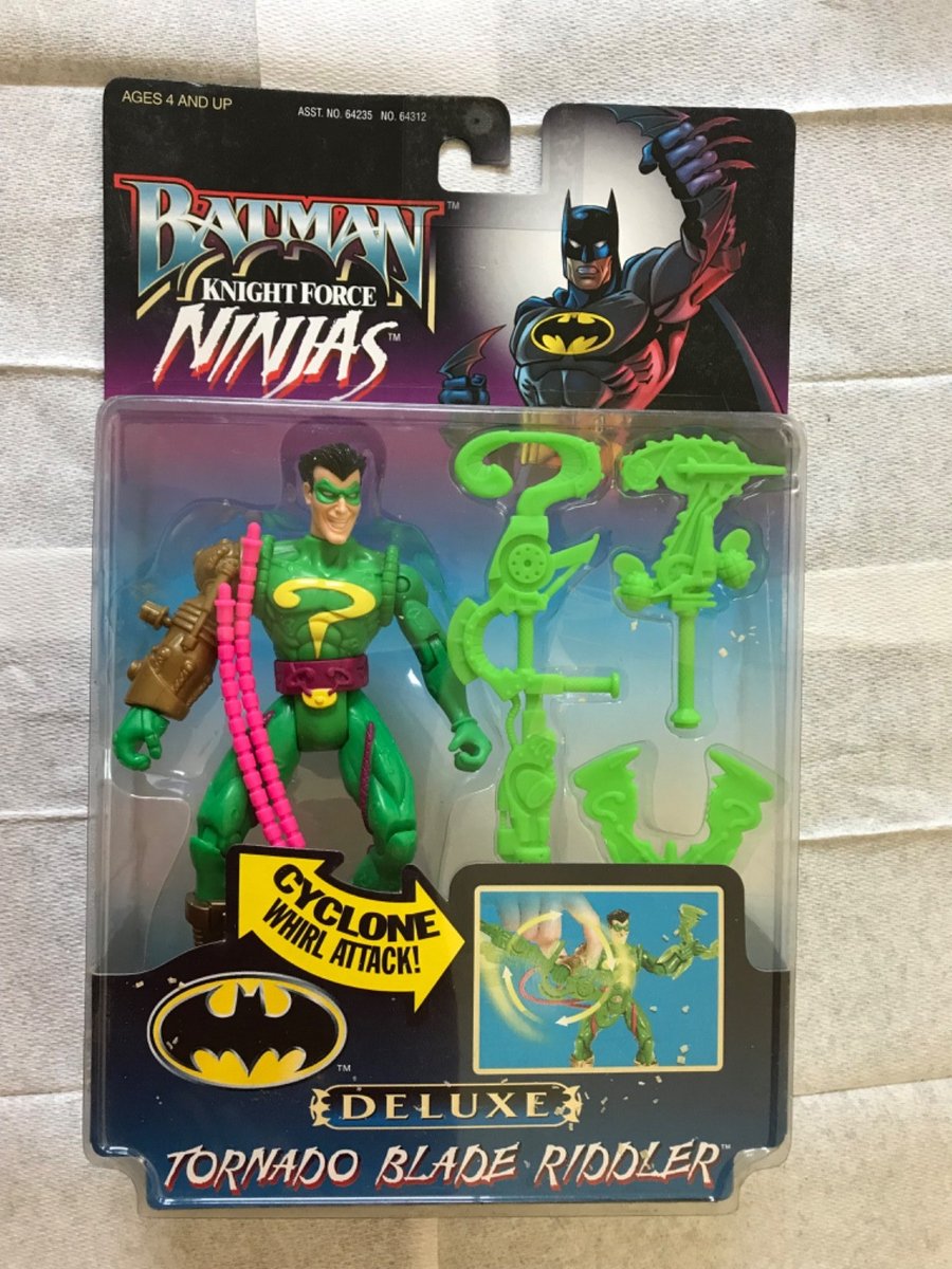 BATMAN DC Knight Force Ninja Figure: Deluxe Tornado Blade Riddler, DC Absolute