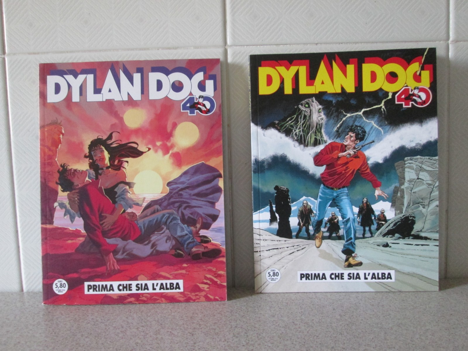 DYLAN DOG N.481 EDIZIONE REGOLARE  E EDIZIONE VARIANT CLAUDIO VILLA NUOVI