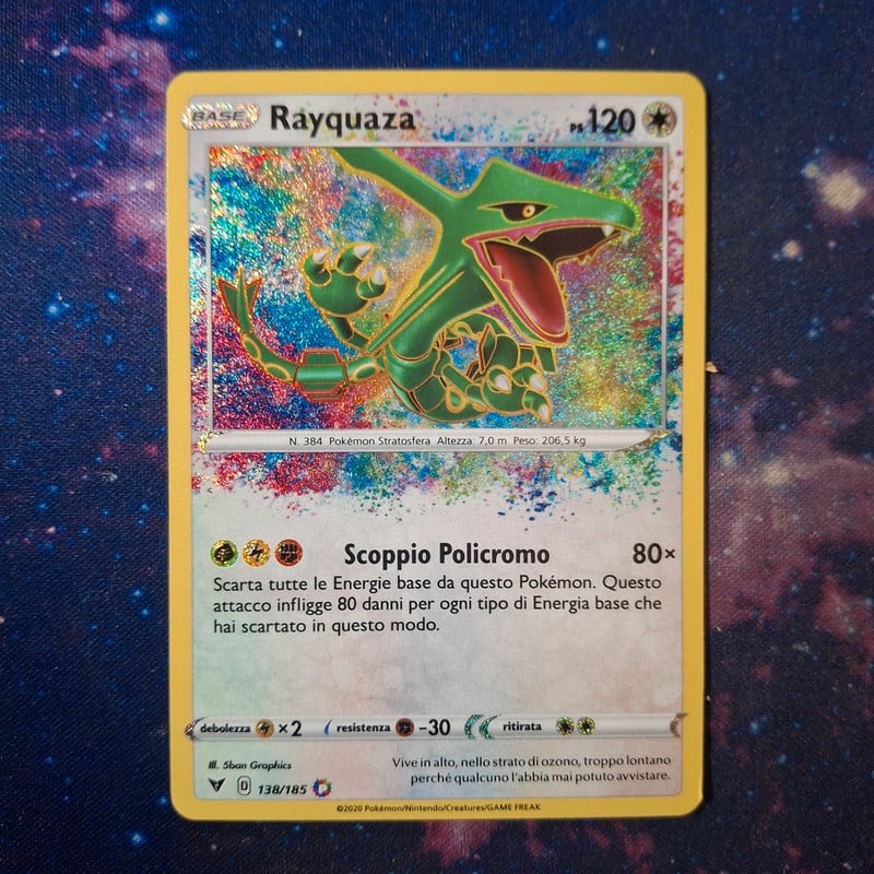 Pokemon Rayquaza Voltaggio Sfolgorante