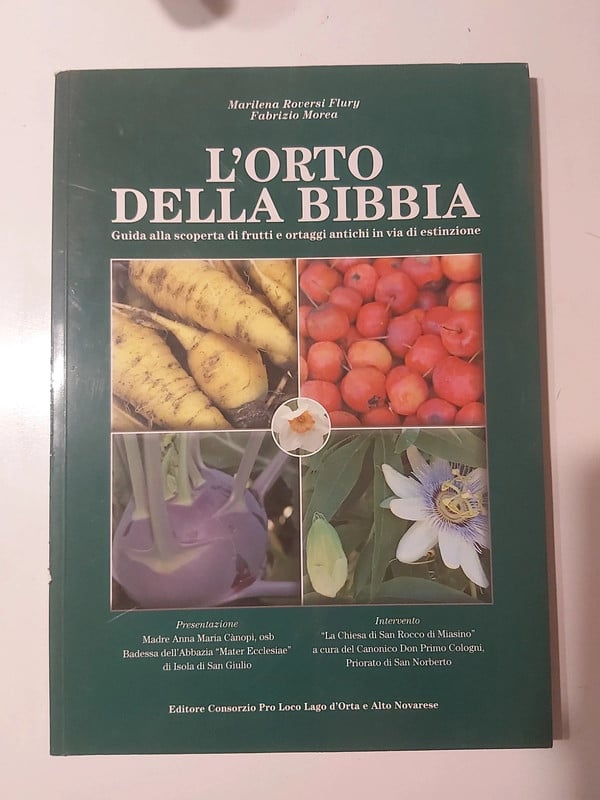 Libro L'Orto della Bibbia - M. Roversi Flury & F. Morea