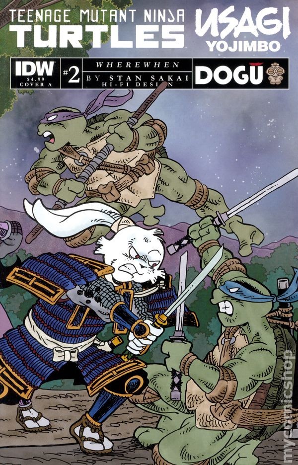 Teenage Mutant Ninja Turtles Usagi Yojimbo Wherewhen #2A Sakai VF 2023