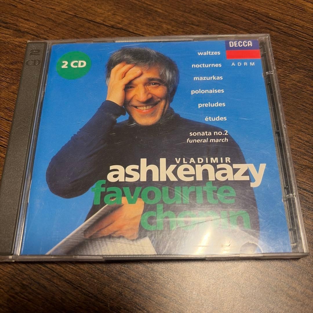 Cd Vladimir Ashkenazy Favourite Chopin  Used Condition X