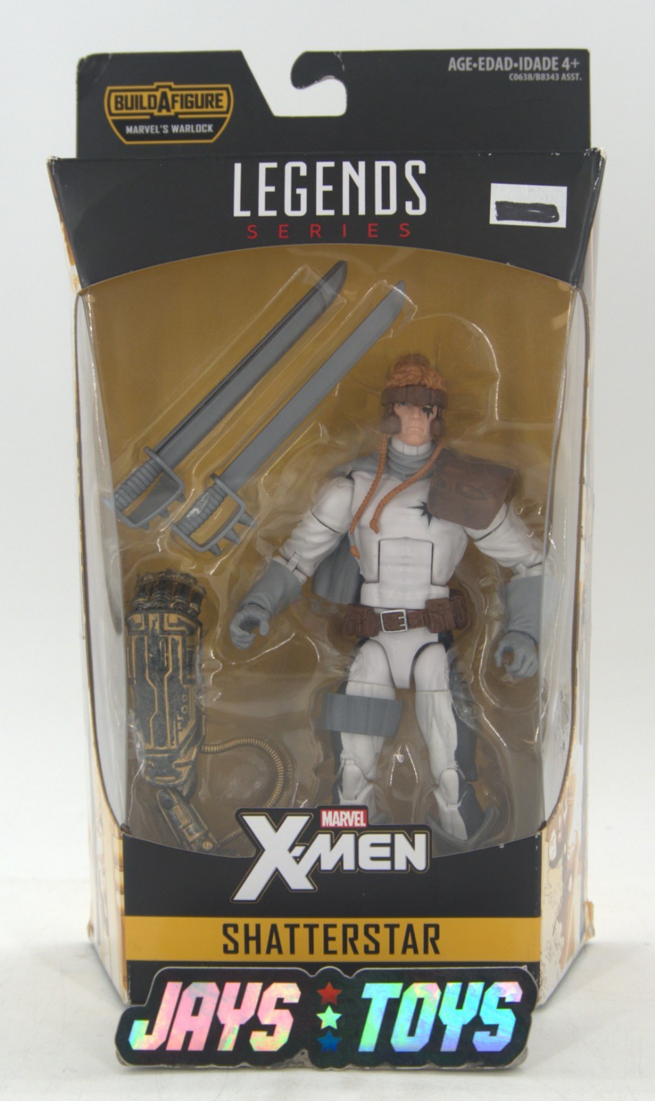 Hasbro Marvel Legends X-Men Shatterstar BAF Marvel's Warlock Sealed New in Box