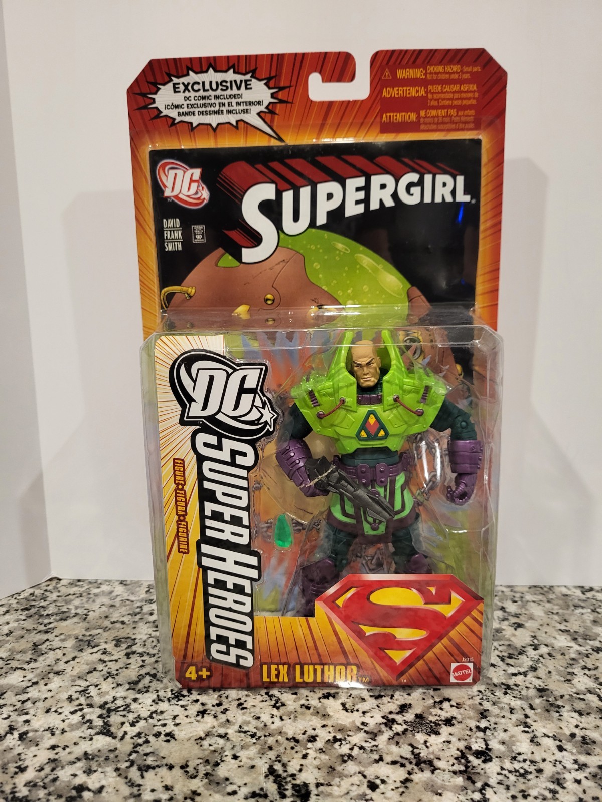 Lex Luthor 2006 Supergirl DC SUPER HEROES Mattel MOC NUOVO