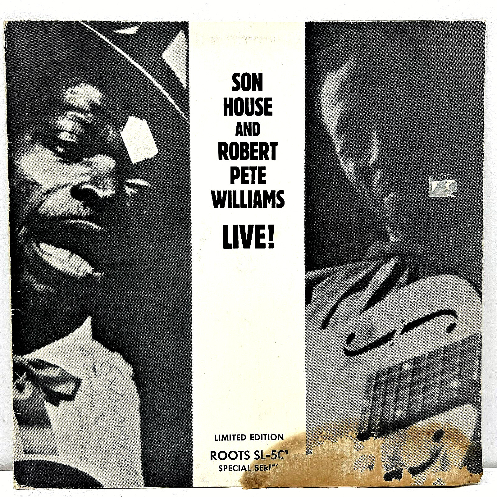 Son House & Robert Pete Williams Live! LE Vinyl Roots Records 1st Press Austrian