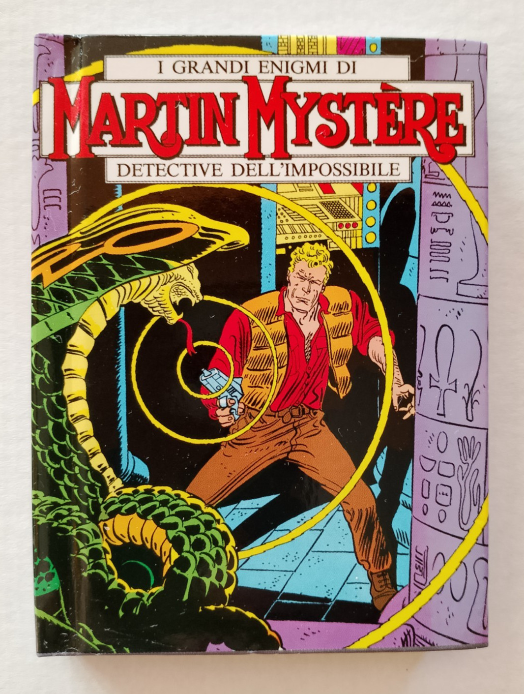 MARTIN MYSTERE  nr. 1 ristampa minifumetto cartonato cm. 8x10,5   LO SCARABEO