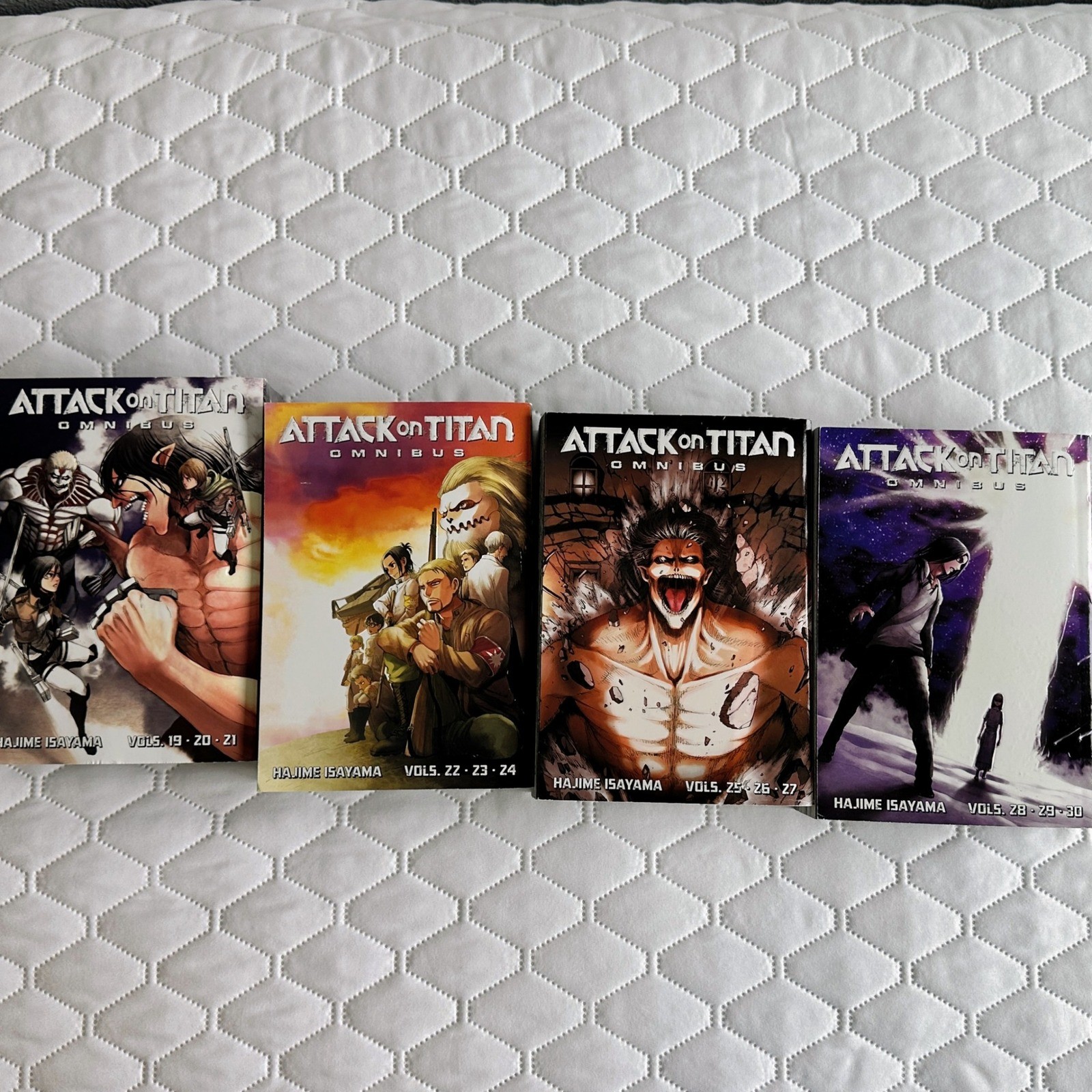 Kodansha Attack on Titan Omnibus Manga Set Vols 19-30