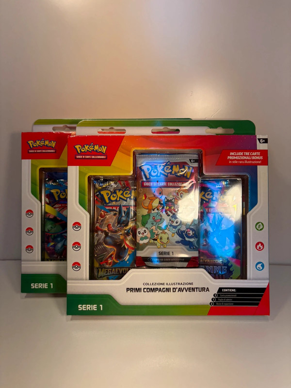 Pokémon Serie 1 Compagni d’Avventura 2 box sigillati ITA