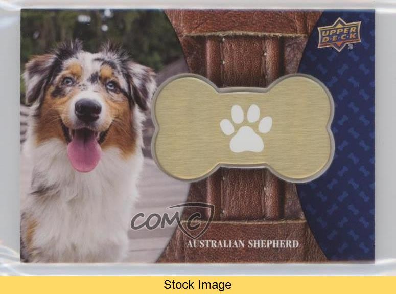 Toppa pastore australiano Upper Deck collezione cani Upper Deck 2018 LEGGI 1e8j