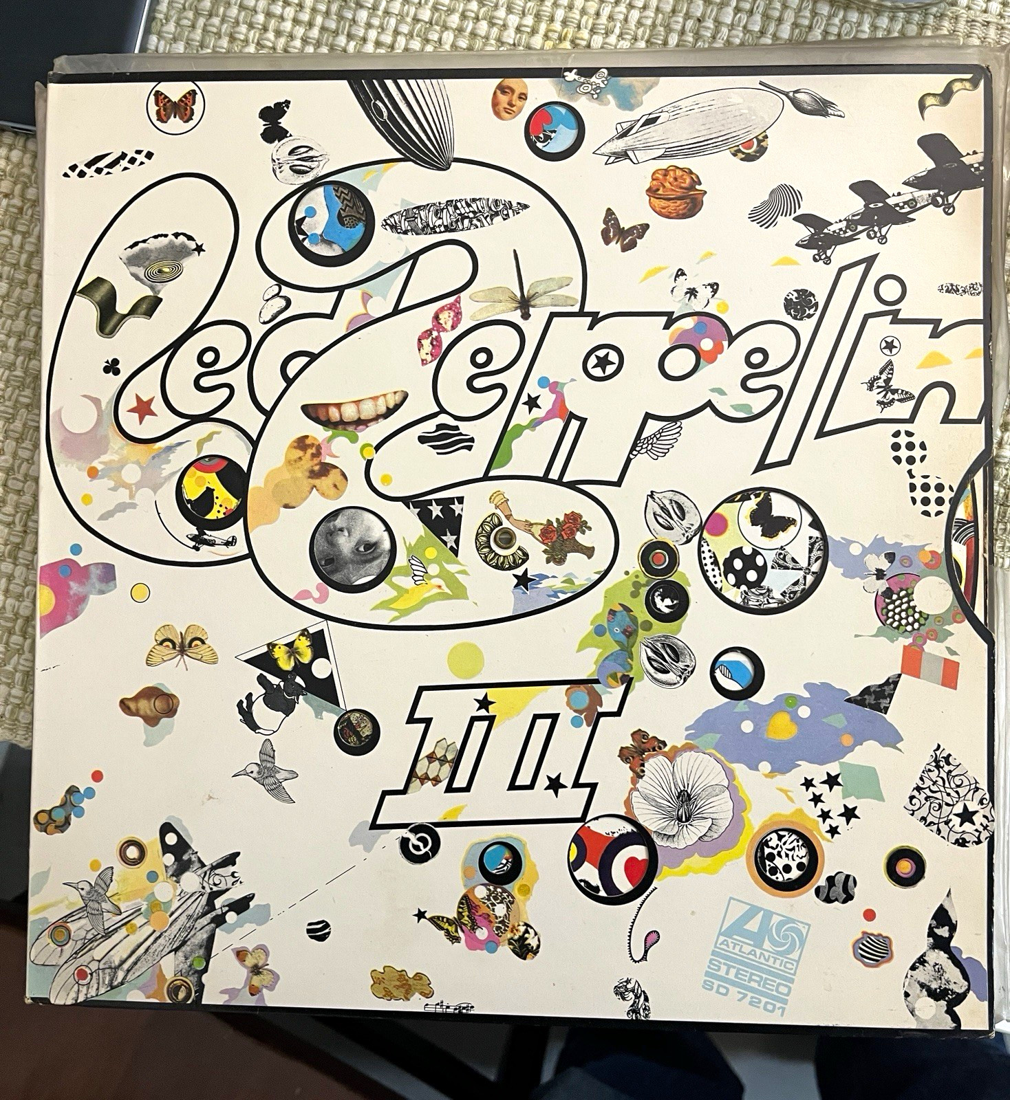 Led Zeppelin - Led Zeppelin III | 1970 Atlantic SD 7201 Stereo Black Vinyl LP