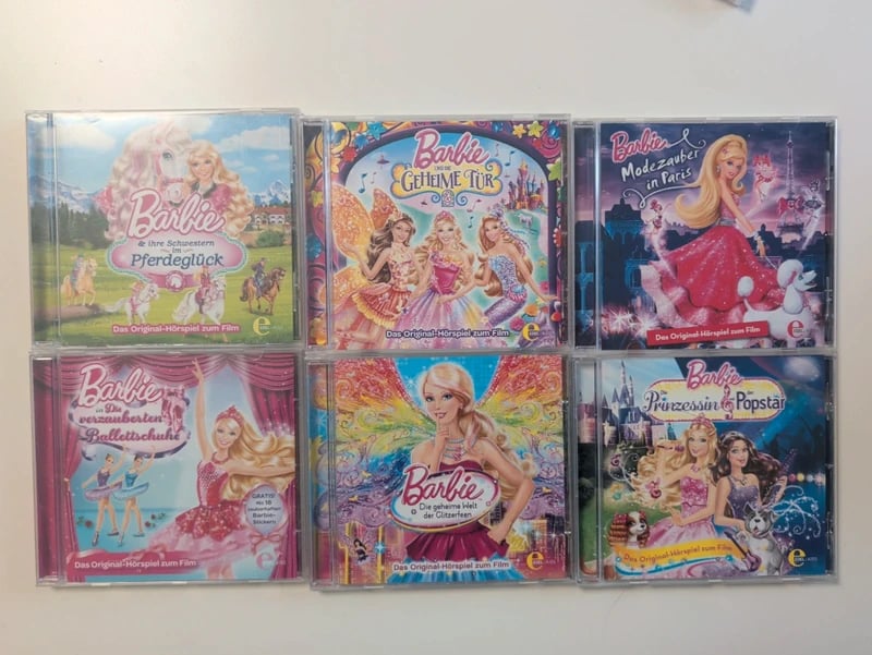 CDs 6 Stück von Barbie - original Hörspiel zu den Filmen