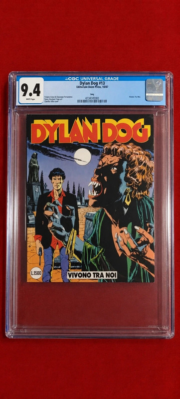 Dylan Dog n°13 "Vivono tra noi" CGC 9.4.