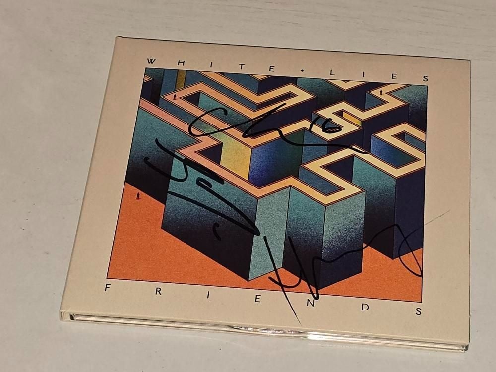 White Lies - Friends SIGNED/AUTOGRAPHED CD