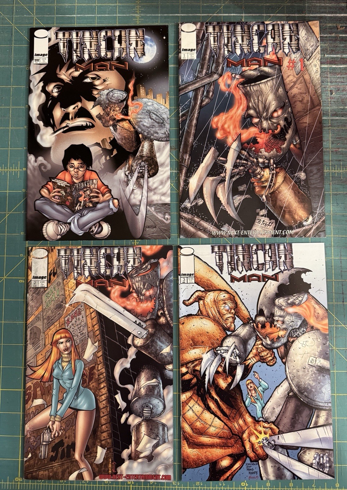 Lotto fumetti Tincan Man 1-3 + anteprima numero 4 Thornton/Smith Image Comics 1999