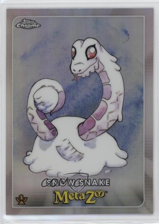 2022 Topps Chrome MetaZoo Rifrattore Serpente di Neve #131 1p5