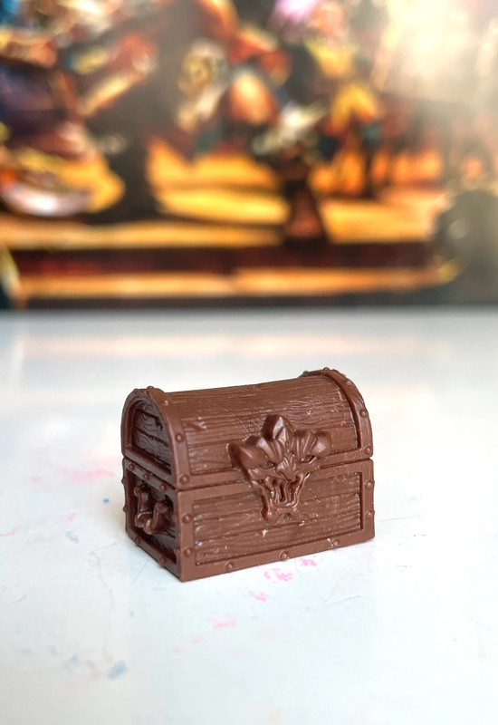 Miniatura scrigno baule tesoro HeroQuest hasbro gioco tavolo jeu hero quest board