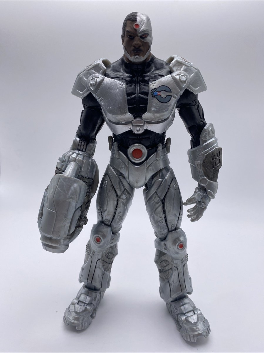 McFarlane DC Multiverse Flashpoint Cyborg BAF Figure Complete 