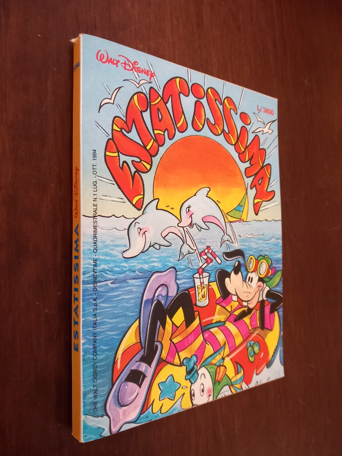 B6689 DISNEY ESTATISSIMA 1994 SUPPL. A DISNEYTIME N°1 1994