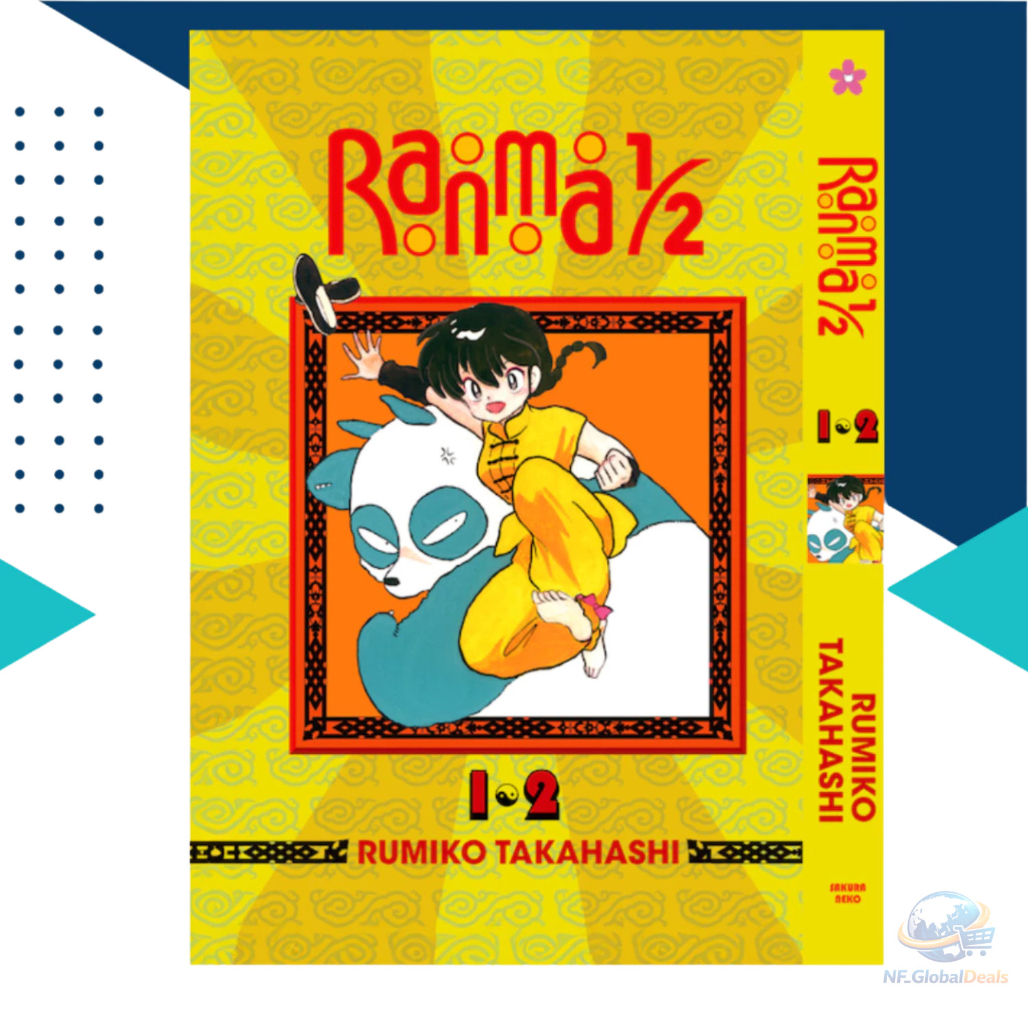 Ranma 1/2 manga inglese vol.1-8 PARTE/PACCHETTO set fumetti di Rumiko Takahashi