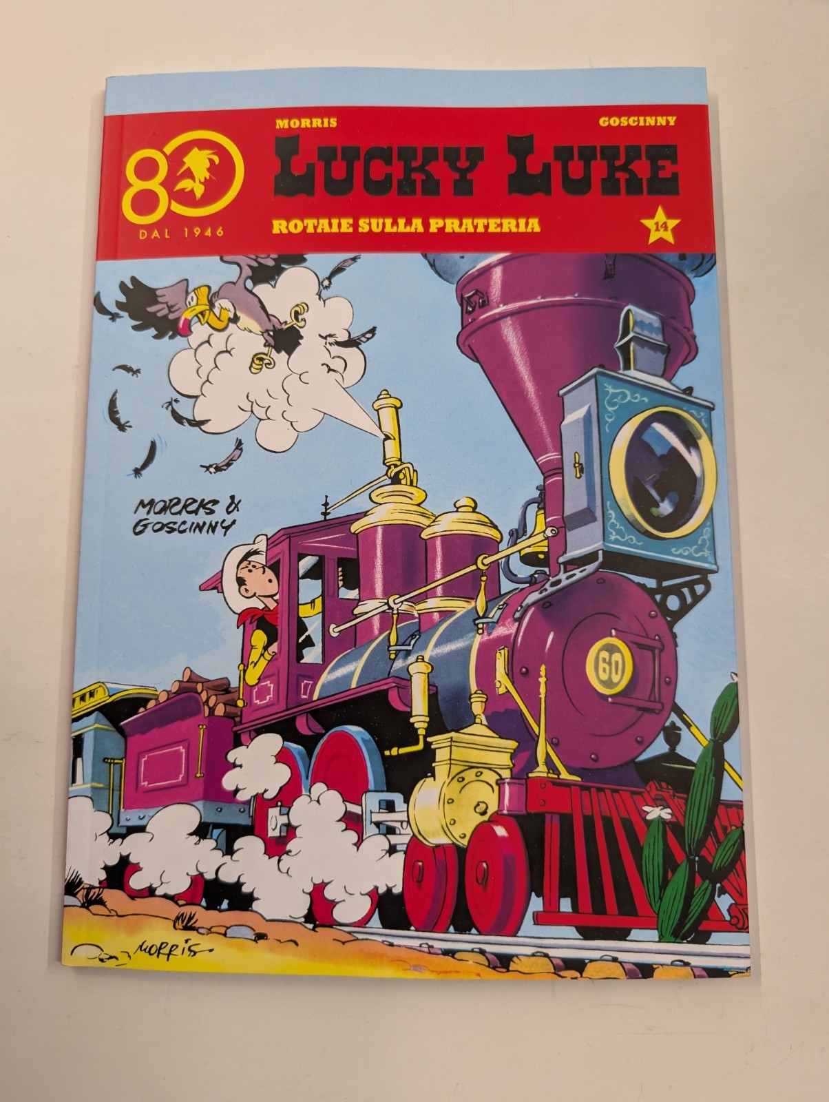LUCKY LUKE N. 14 ROTAIE SULLA PRATERIA Nuovo EDICOLA OTTOBRE 2026 GAZZETTA