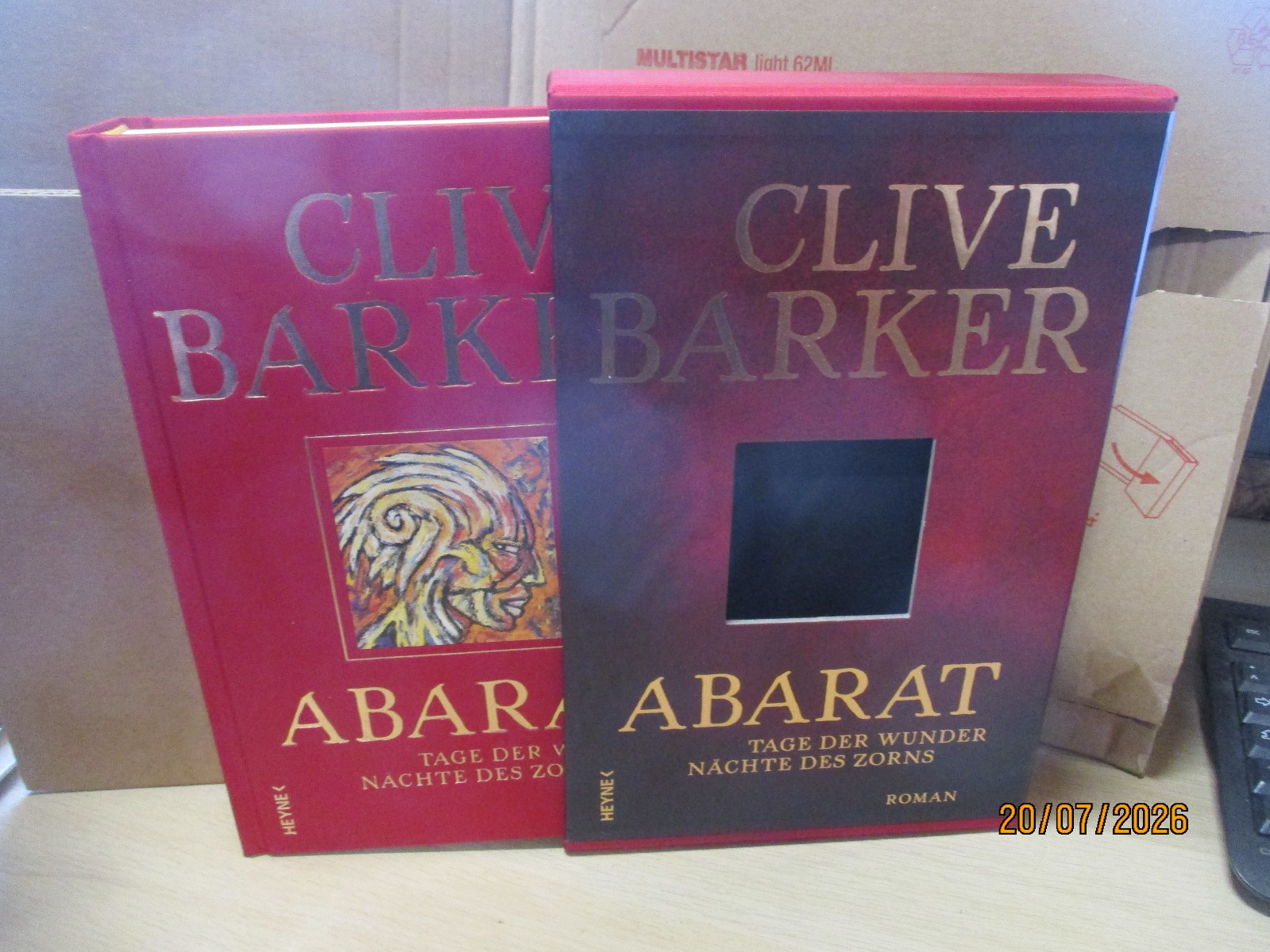 Abarat - Giorni delle meraviglie, notti dell'ira di Clive Barker HC in cofanetto