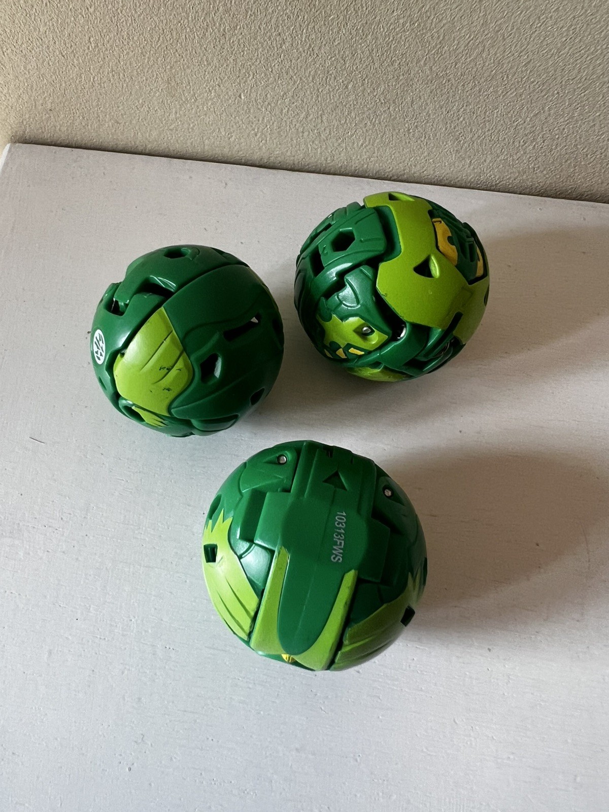 BAKUGAN Battle Brawlers tartarughe falco 3 verde scuro verde chiaro 