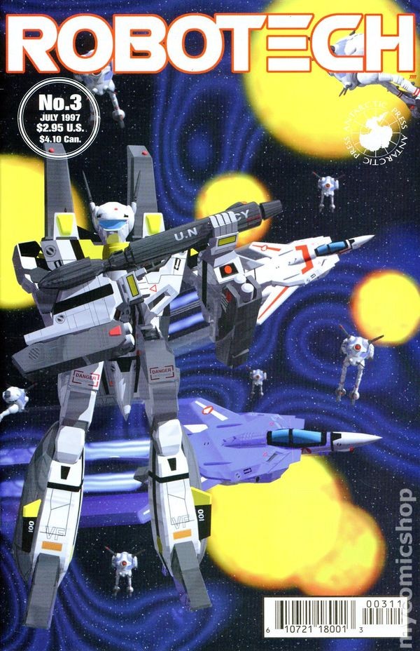 Robotech #3 FN/VF 7.0 1997 Immagine Stock
